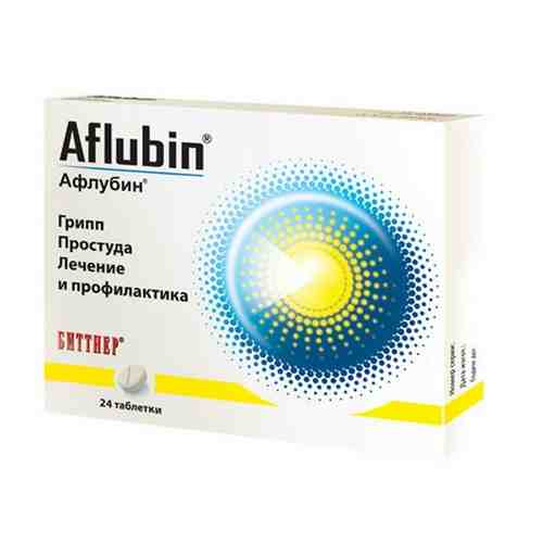 Афлубин, таблетки подъязычные гомеопатические, 24 шт.