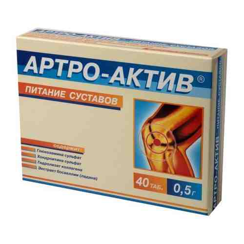 Артро-Актив таблетки, 500 мг, таблетки, 40 шт.