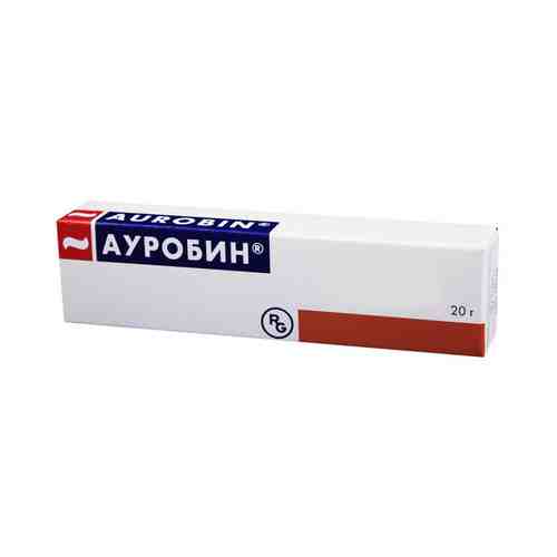 Ауробин, мазь для ректального и наружного применения, 20 г, 1 шт.