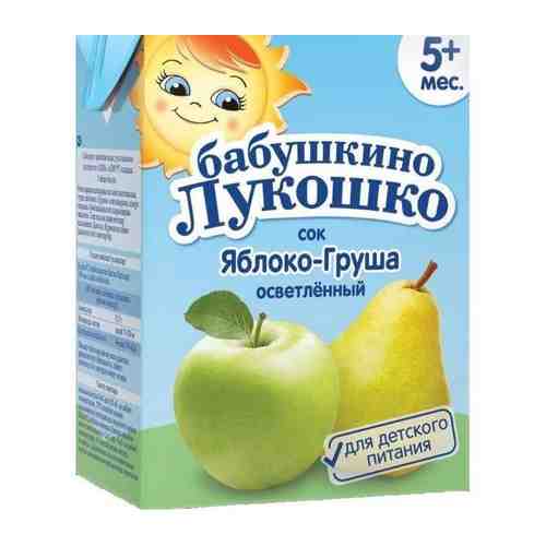 Бабушкино Лукошко Сок яблоко груша осветленный, сок, 200 г, 1 шт.
