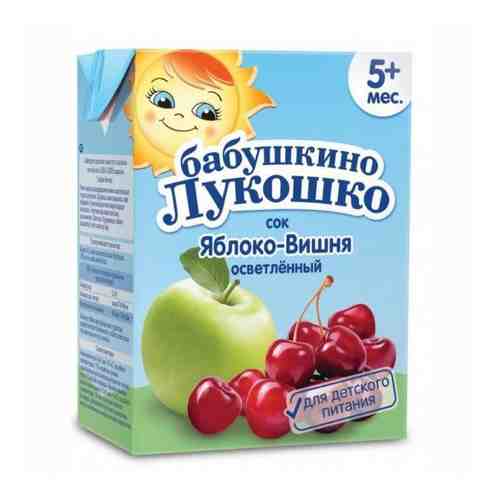 Бабушкино Лукошко Сок яблоко вишня осветленный, сок, 200 мл, 1 шт.