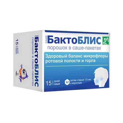 Бактоблис, 1500 мг, порошок для приема внутрь, 15 шт.