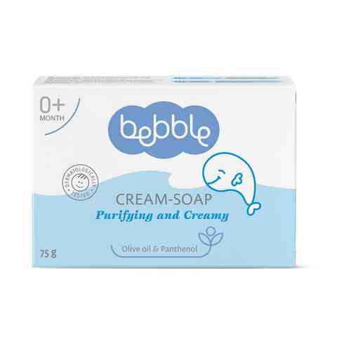 Bebble Крем-мыло твердое детское, крем-мыло, 75 г, 1 шт.