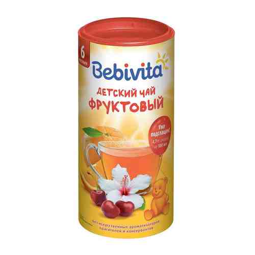 Bebivita Чай гранулированный, для детей с 6 месяцев, фруктовый, 200 г, 1 шт.