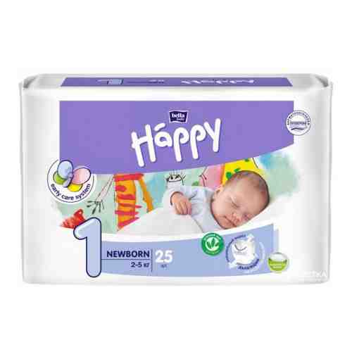 Bella Baby Happy Newborn Подгузники детские, р. 1, 2-5кг, 25 шт.