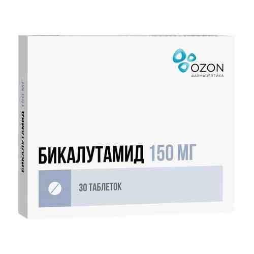 Бикалутамид, 150 мг, таблетки, покрытые пленочной оболочкой, 30 шт.