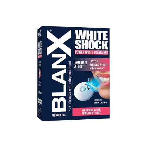 Blanx White Shock Зубная паста с лампой-активатором, паста зубная, 50 мл, 1 шт.