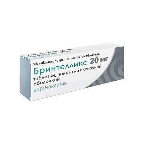Бринтелликс, 20 мг, таблетки, покрытые пленочной оболочкой, 28 шт.