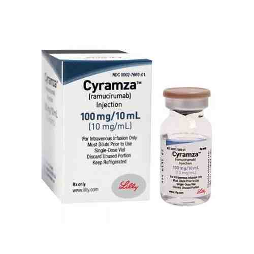 Цирамза, 10 мг/мл, концентрат для приготовления раствора для инфузий, 10 мл, 1 шт.