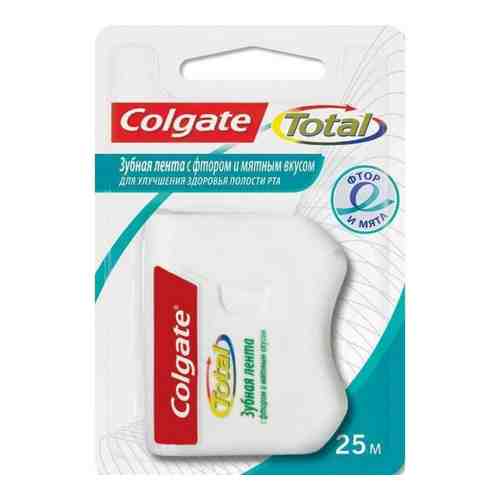Colgate Total Зубная нить-лента со фтором и мятой, 25 м, 1 шт.