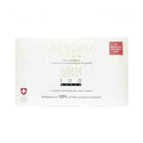 Crescina 500 Комплекс женский для стимуляции роста волос, сыворотка + лосьон для волос, 3.5 мл, 20 шт.