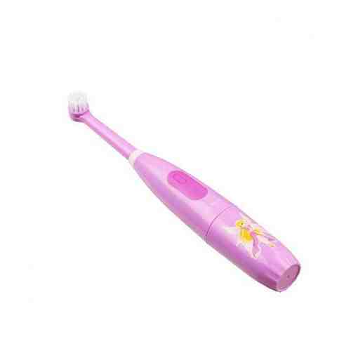 CS Medica CS-463-G Электрическая зубная щетка Kids, розового цвета, щетка зубная электрическая, детская, с рисунком, 1 шт.