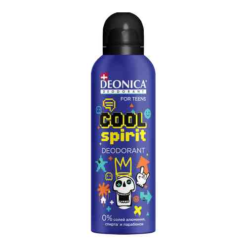Deonica for teens дезодорант-спрей Cool Spirit, спрей, 125 мл, 1 шт.