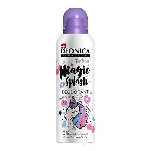 Deonica for teens дезодорант-спрей Magic Splash, спрей, 125 мл, 1 шт.