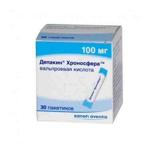 Депакин Хроносфера, 100 мг, гранулы пролонгированного действия, 30 шт.