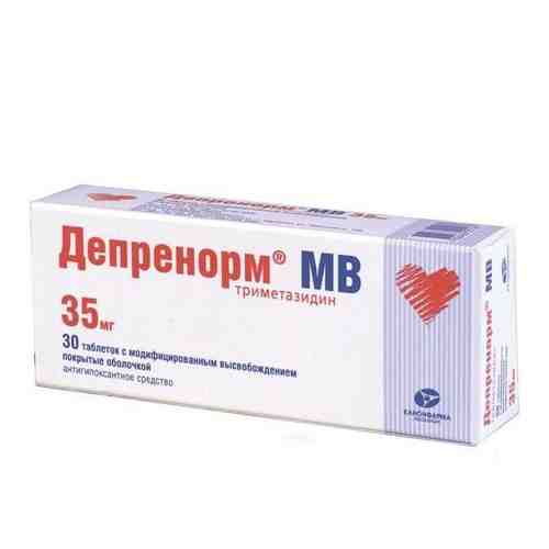Депренорм МВ, 35 мг, таблетки пролонгированного действия, покрытые пленочной оболочкой, 30 шт.