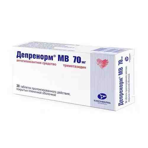 Депренорм МВ, 70 мг, таблетки пролонгированного действия, покрытые пленочной оболочкой, 30 шт.