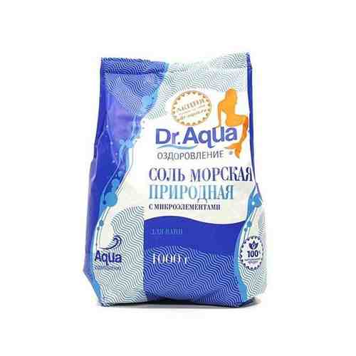 Dr. Aqua Соль морская природная, соль для ванн, 1 кг, 1 шт.