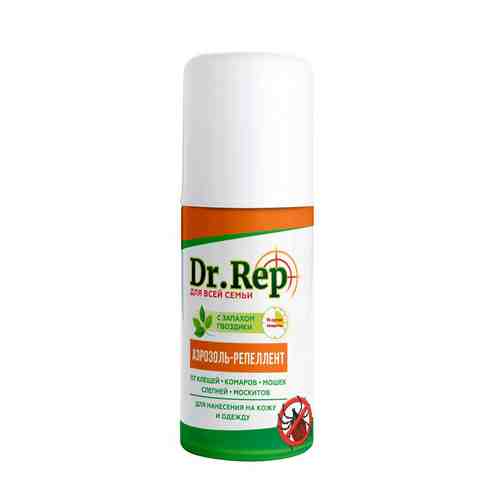 Dr. Rep Аэрозоль от клещей и комаров, аэрозоль для наружного применения, 100 мл, 1 шт.