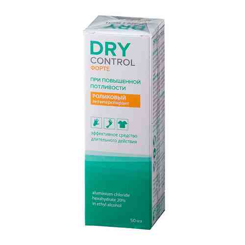 Dry Control Forte роликовый антиперспирант 20%, 50 мл, 1 шт.