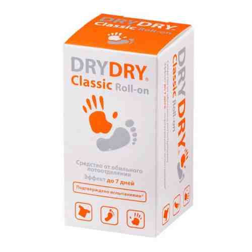 Dry Dry Classic Roll-on средство от обильного потовыделения, део-ролик, 35 мл, 1 шт.