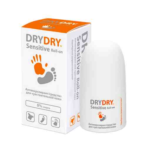 Dry Dry Sensitive средство от обильного потовыделения, 50 мл, 1 шт.