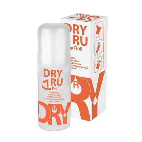 Dry Ru Roll средство от обильного потоотделения с пролонгированным действием, 50 мл, 1 шт.