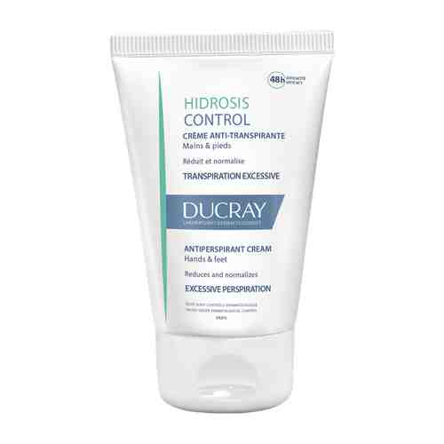 Ducray Hidrosis Control Дезодорант-крем, дезодорант для рук и ног, Против избыточного потоотделения, 50 мл, 1 шт.