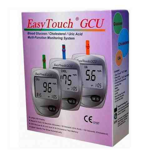 EasyTouch GCU анализатор крови Глюкоза Холестерин Мочевая кислота, 1 шт.