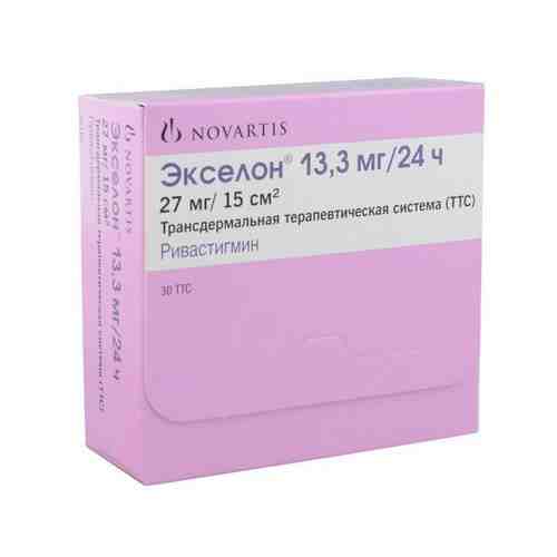 Экселон, 13.3 мг/24 ч, трансдермальная терапевтическая система, 30 шт.
