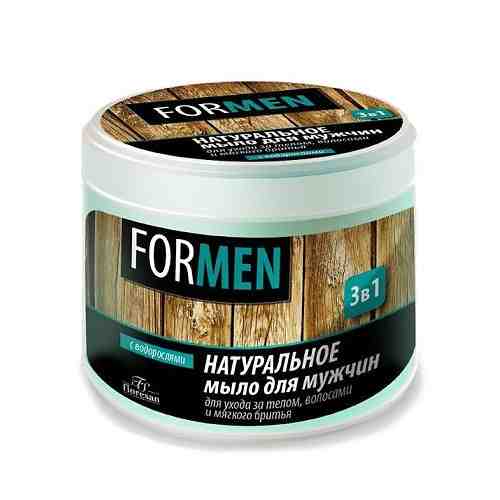 Floresan Натуральное мыло для мужчин 3в1, формула 40, 450 мл, 1 шт.