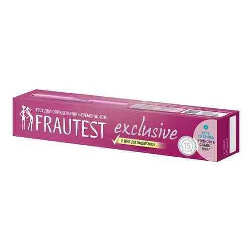 Frautest Exclusive Тест для определения беременности, тест-кассеты, 1 шт.