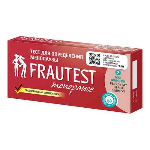 Frautest Menopause тест для определения менопаузы, тест-полоска, 2 шт.