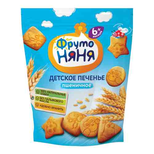 Фрутоняня Печенье пшеничное витамины минералы, печенье, 120 г, 1 шт.
