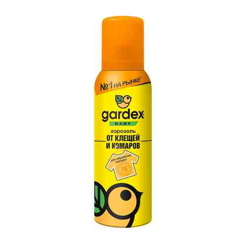 Gardex Baby Аэрозоль от клещей и комаров для детей, аэрозоль, 100 мл, 1 шт.
