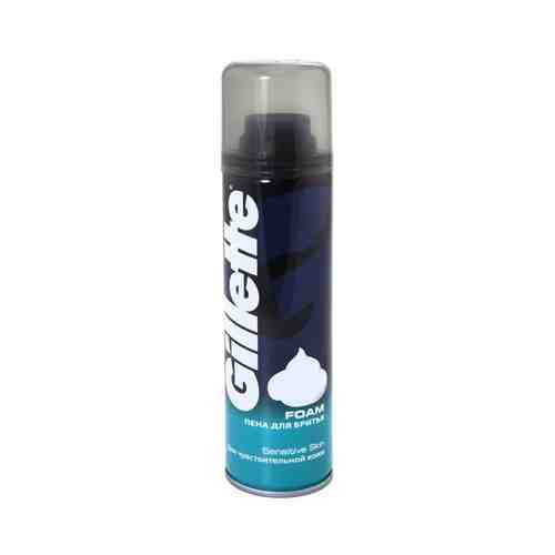 Gillette Sensitive Skin Пена для бритья , для чувствительной кожи, 200 мл, 1 шт.