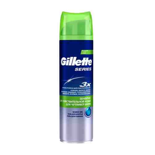Gillette Series Sensitive Skin Гель для бритья, 200 мл, 1 шт.