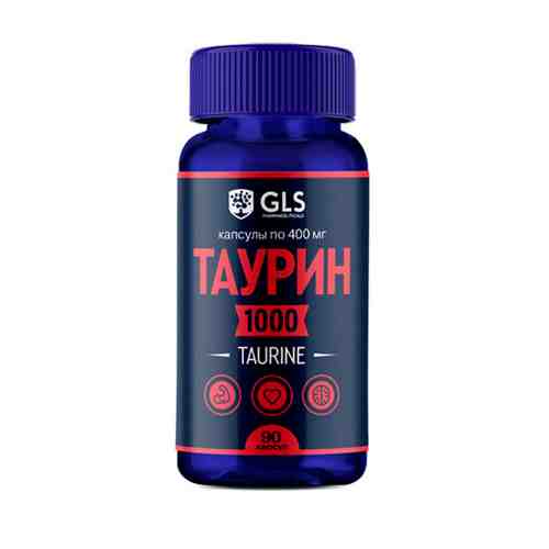 GLS Таурин 1000, 400 мг, капсулы, 90 шт.