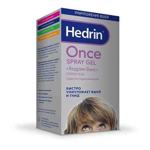 Hedrin Once средство педикулицидное, спрей-гель, 60 мл, 1 шт.