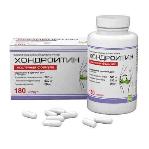 Хондроитин Усиленная формула, 417 мг, капсулы, 180 шт.