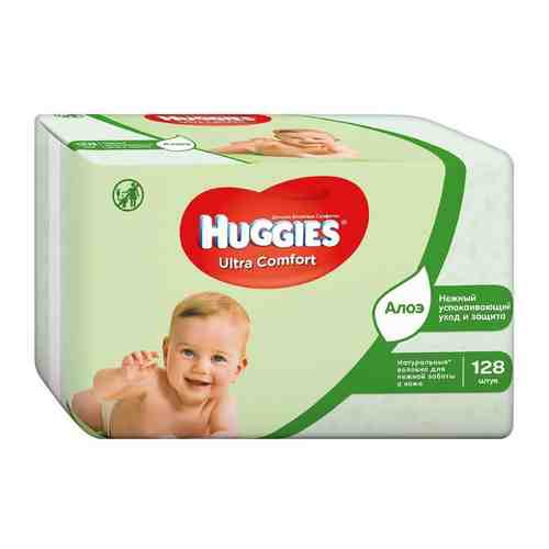 Huggies Ultra comfort салфетки влажные детские, 128 шт.