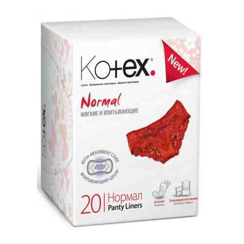 Kotex Normal прокладки ежедневные, прокладки гигиенические, нормал, 20 шт.