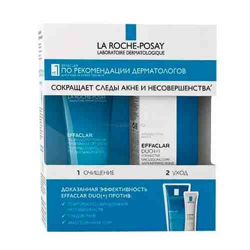 La Roche - Posay Effaclar Набор система для проблемной кожи, набор, очищающий гель 50 мл + корректирующий крем-гель 15 мл, 1 шт.