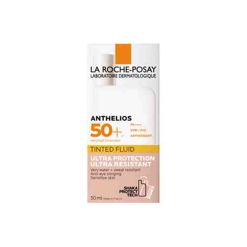 La Roche-Posay Anthelios SPF50+ флюид тонирующий солнцезащитный, крем для лица, 50 мл, 1 шт.