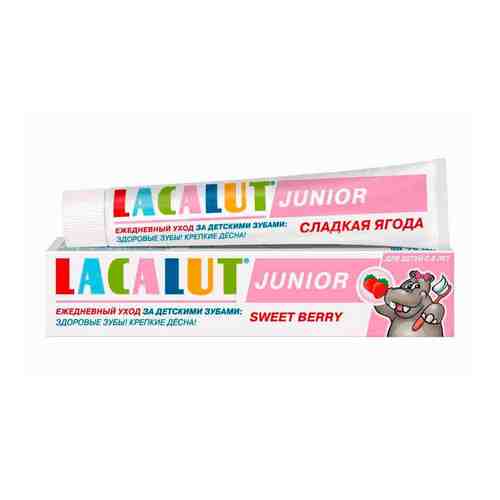 Lacalut Junior Зубная паста с 8 лет сладкая ягода, паста зубная, 75 мл, 1 шт.