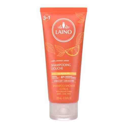Laino Шампунь для волос лица и тела, шампунь-гель 3 в 1, цитрус, 200 мл, 1 шт.