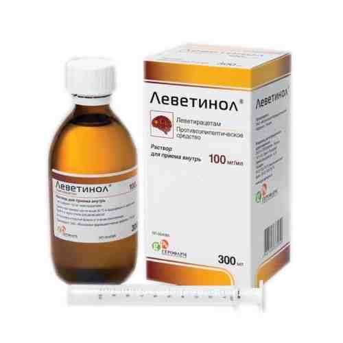 Леветинол, 100 мг/мл, раствор для приема внутрь, 300 мл, 1 шт.