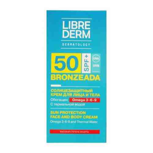 Librederm Bronzeada Крем солнцезащитный с омега 3-6-9 и термальной водой SPF50, 150 мл, 1 шт.