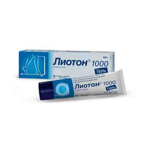 Лиотон 1000, 1000 ЕД/г, гель для наружного применения, 100 г, 1 шт.