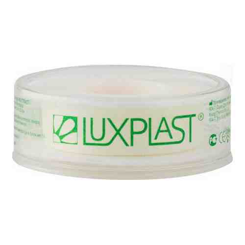 Luxplast Пластырь фиксирующий на шелковой основе, 1,25см х 5м, 1 шт.